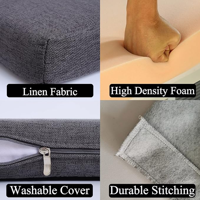 SAMTY Bed Gap Filler for headboard Space Gap Filler Bolster Pillow Stopper for Sofa Crack Filler Between Headboard and Mattress Queen Size 59x6x6 Inch