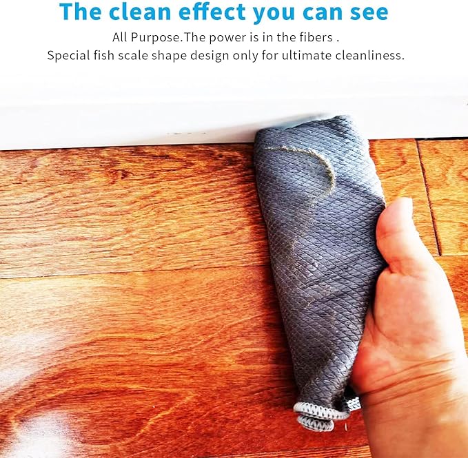Microfiber Glass Cleaning Cloths | Streak Free Windows Mirrors & Cars Windshields cleaning towel | Glass Polishing cleaning cloth | All-purpose Dust Dirt Cleaning Rags | Lint Free Pack of 18（Mix）