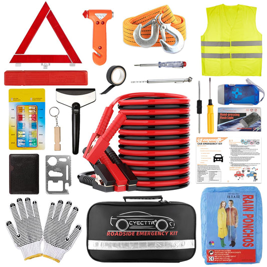 Roadside Emergency Car Kit for Auto,Vehicle Safety | Phone & Computer - Image 1