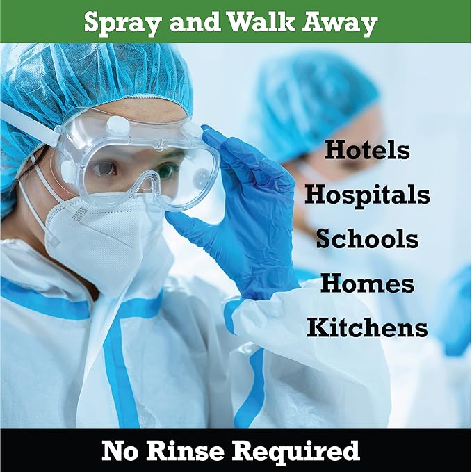 SNiPER Hospital Disinfectant, Odor Eliminator & All-Purpose Cleaner, 4 Ounce Spray, 4-Pack