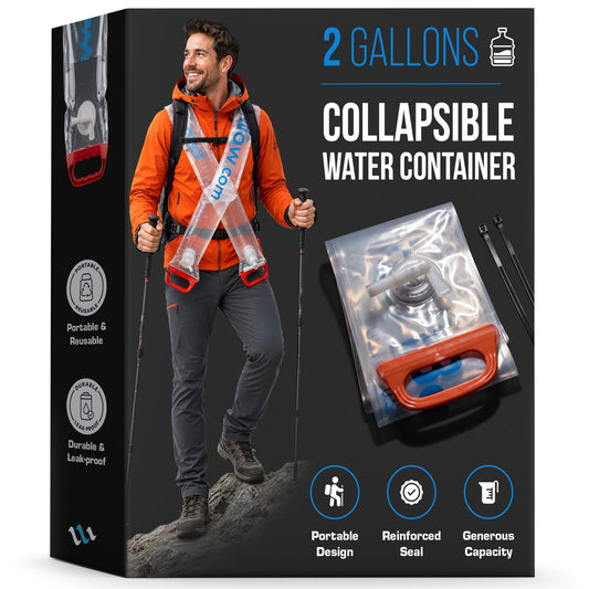 2-Gallon Collapsible Water Container & Portable Hydration Bag - Image 1