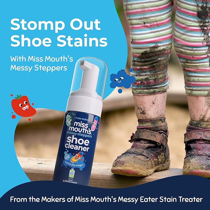 Miss Mouth's Messy Eater Stain Treater - 4oz Stain Remover - 4oz Messy Stepper - Laundry Detergent Sheets
