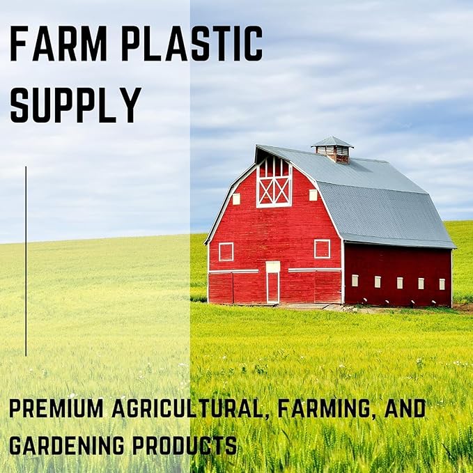 Farm Plastic Supply - Clear Vinyl Sheeting - 80 Mil - Vinyl Plastic Sheeting, Clear Vinyl Roll, Clear Vinyl Sheet for Storm Windows, Clear Vinyl, Covering, Tablecloth Protector (6.5' x 100')