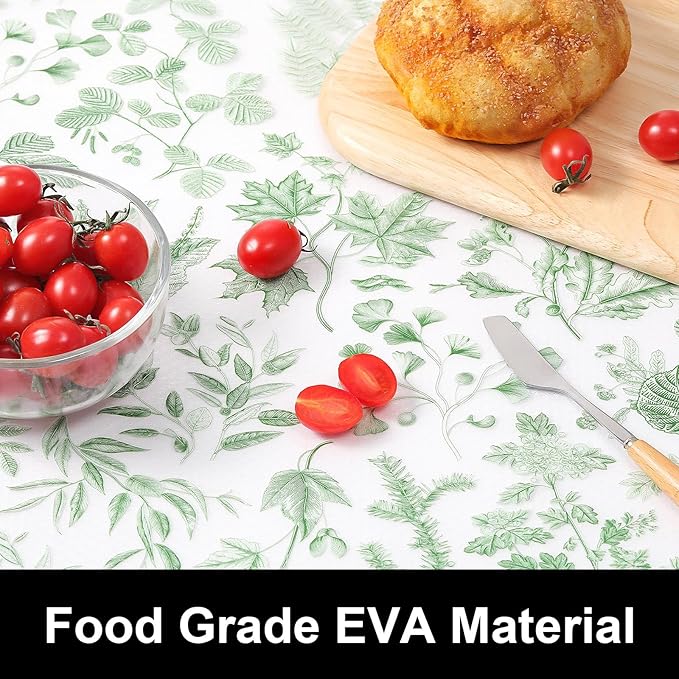 Cooyes Shelf Liners for Kitchen Cabinets, Waterproof and Oil-Proof Kitchen Cupboard Liner, Refrigerator Liners and Plastic Drawer Mats EVA Non Adhesive Shelves（17.5" W x 197" L）
