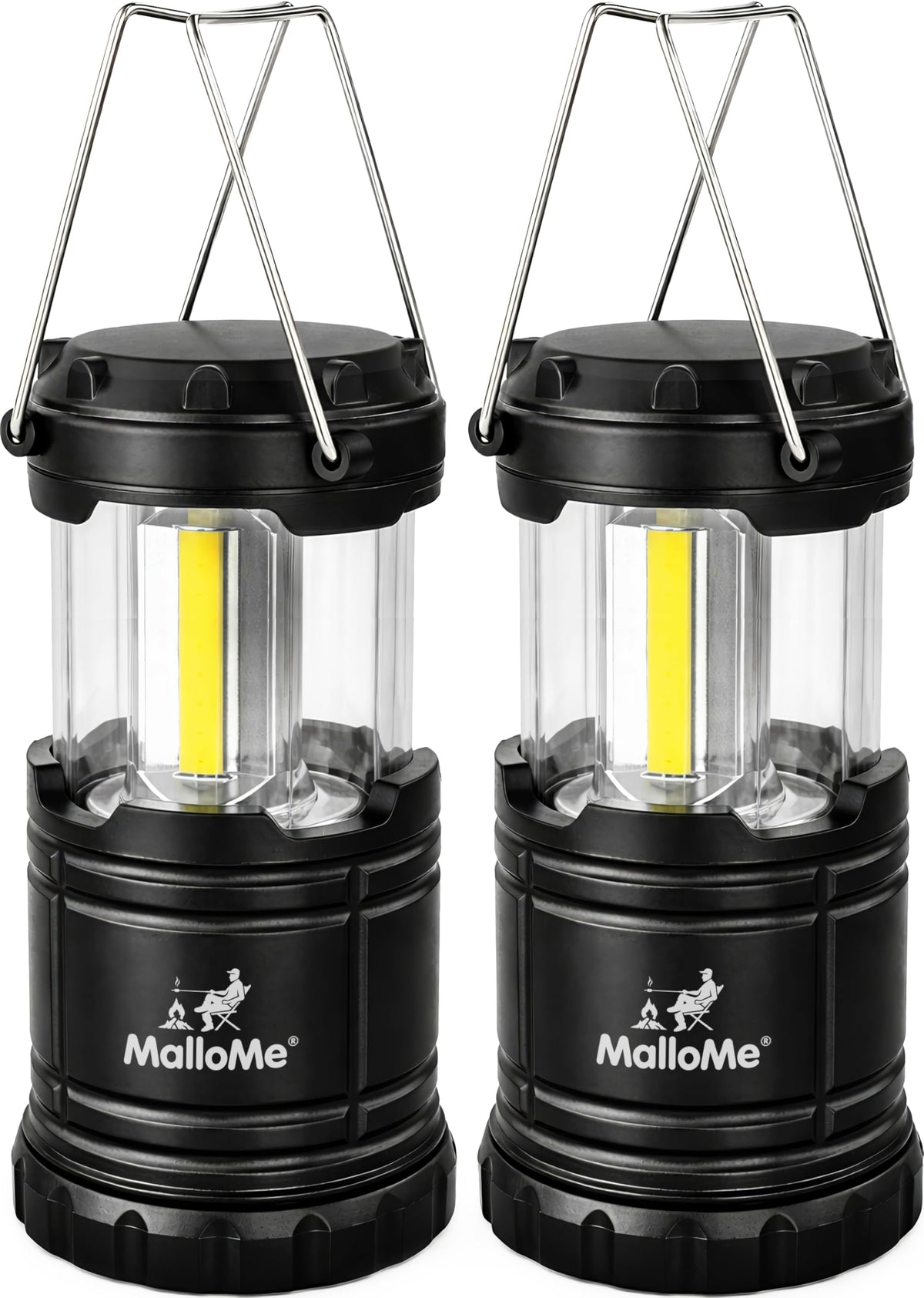 MalloMe Camping Lights LED Lantern Flashlights, Battery - Image 1