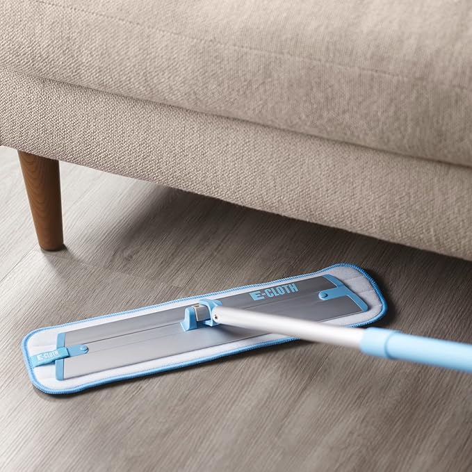 E-Cloth Deep Clean Mop Head, Microfiber Mop Head Replacement for Floor Cleaning, Great for Hardwood, Laminate, Tile and Stone Flooring, Washable and Reusable, 100 Wash Guarantee, 1 Pack