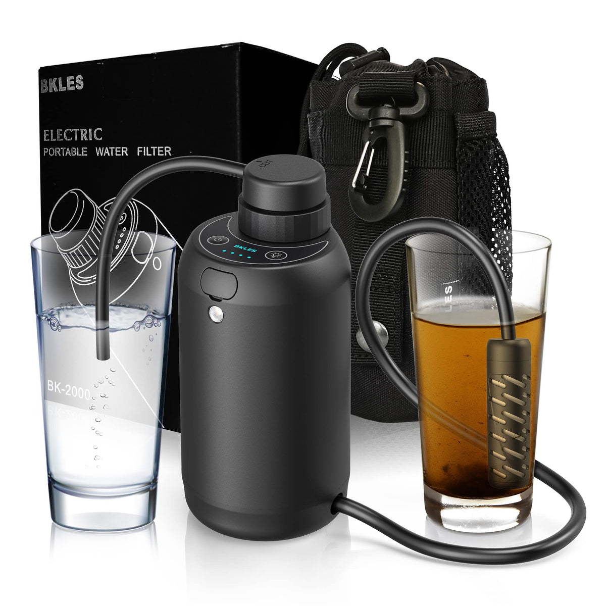 Electric Water Filter Camping – Portable Survival Water - Image 1