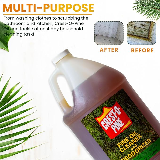 Pine Oil Cleaner Concentrate Deodorizer, 2-Pack 128 fl oz