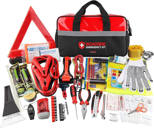 Kitgo Car Emergency Kit,Premium Roadside Assistance | Hand Tools - Image 1