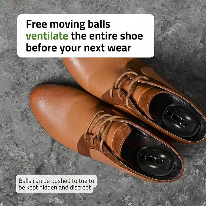 Premium Shoe Deodorizer (Pack of 6) | Scented Odor Ball for Shoes | Long-Lasting | Multi-use Shoe Deodorant for Shoes, Closet, and Bags by Perfa