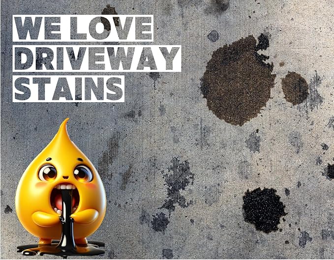 Oil Eater Overnight Concrete Stain Remover – Driveway, Garage & Paver Oil Stain Cleaner