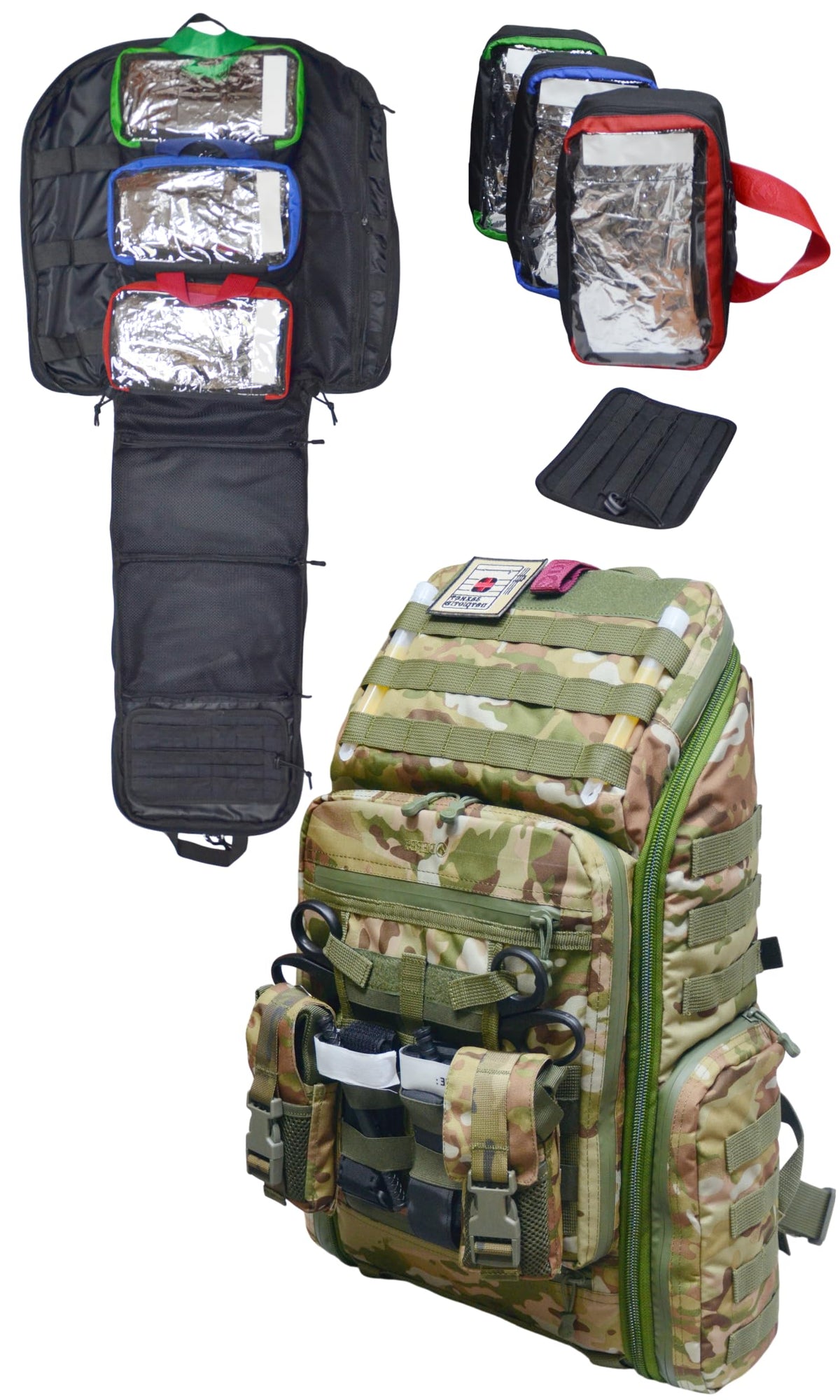 32L Tactical Medical Backpack, First Aid Empty Bag - Image 1