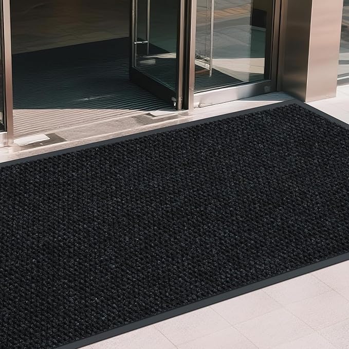 Front Door Mat Indoor Outdoor Entrance, 2ft x 32ft Non Slip Custom Size Outdoor Mat, Commercial Easy Clean Door Mat, Low-Profile Doormat Welcome Floor doormats, Resist Dirt for Front Door Patio Decor