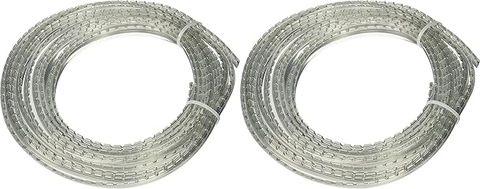Sommerfeld's 50 Feet of Clear Rubber Glass Retainer for Woodworking Glass panel Doors on Cabinets