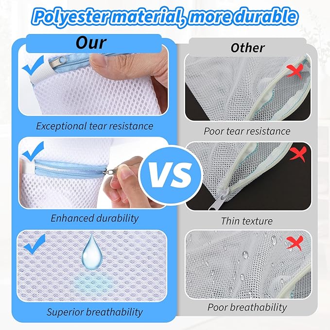 4 Pcs Laundry Pod Anti-Sticking Bag, Polyester Scent Beads Wash Bag, Small Mesh Laundry Bags for Most Washing Machine(5.1 x 3.9 Inch)
