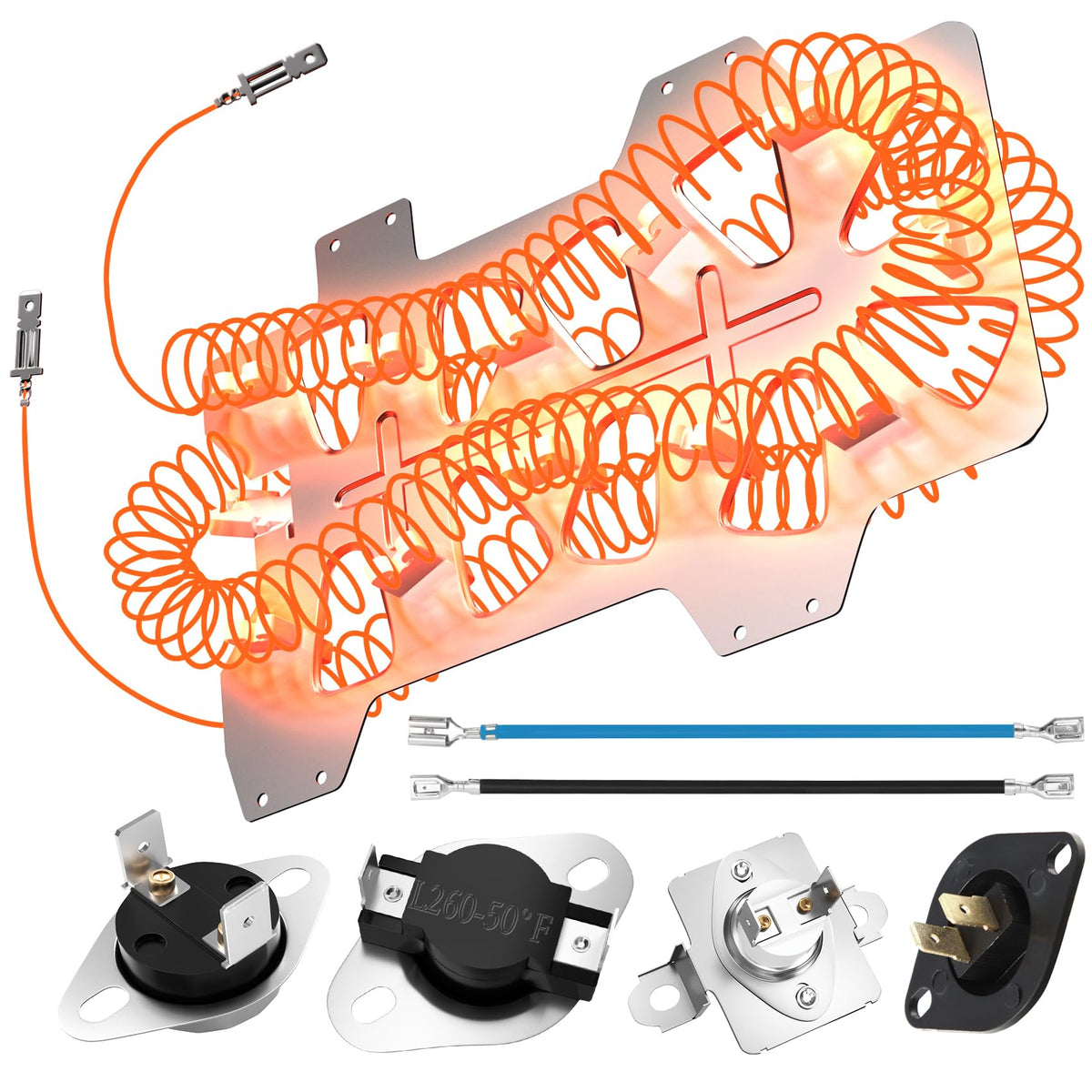 Dryer Heating Element DC47-00019A Compatible with Samsung Dryer - Image 1