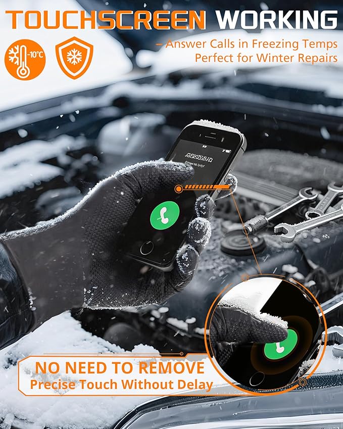 nitroshield 9mil Heavy Duty Disposable Nitrile Gloves, Black XLarge 800Pcs -Chemical Resistant, Latex Powder Free Rubber Gloves Diamond Texture for Automotive, Mechanics, Cooking,BBQ, Industrial Use