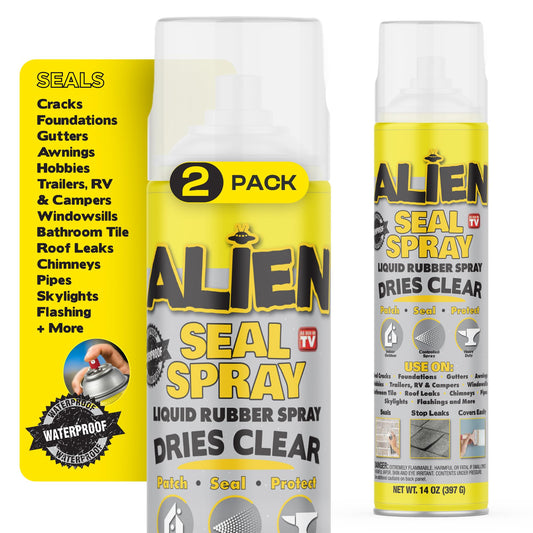 Alien Tape Sealant Spray 2Pk, Waterproof and Air Tight - Image 1