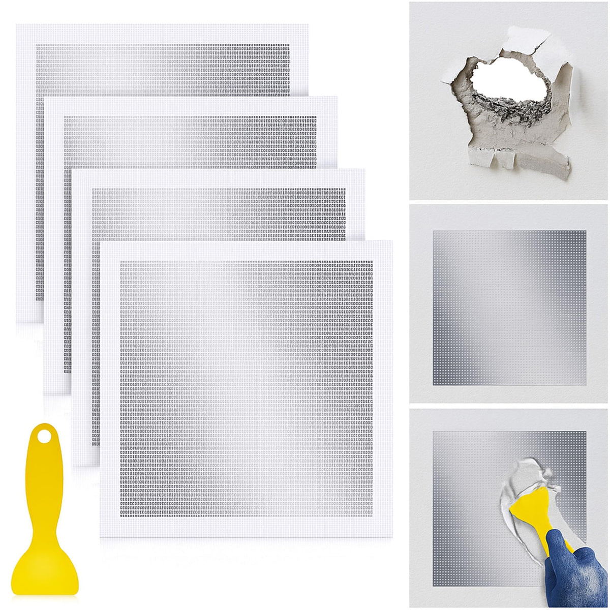 Yaocom 4 Pcs 10 X10 Inch Drywall Patch Repair Kit, Self | Home Repair - Image 1