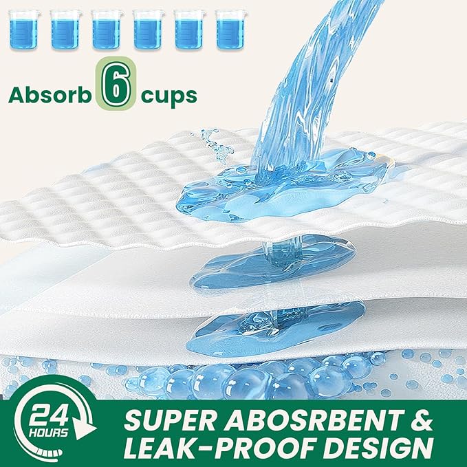 IMMCUTE Large Dog Pee Pads 28"x30"-30 Count | Large Puppy Pee Training Pads Super Absorbent & Leak-Proof | Disposable Pet Piddle and Potty Pads for Puppies | Dogs | Doggie| Cats | Rabbits