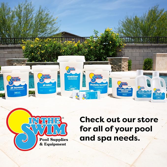 In The Swim Stain Away for Above Ground and Inground Swimming Pools - Removes Mineral Stains from Iron, Copper, and Magnesium in Swimming Pools - 1 Quart - 2 Pack