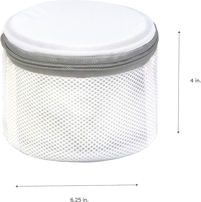 2 Pack Bra Wash Bag | Laundry | Washing and Drying | Holds 4 Full Size Bras | Panties | Socks| Micro Mesh Fabric