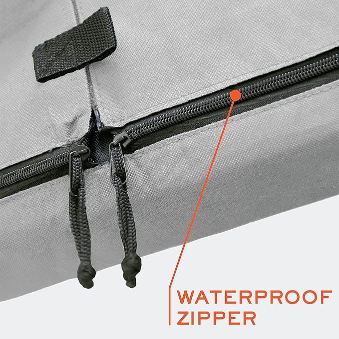 Bozzcovers Outdoor TV Cover 40, 42, 43 inch - with Zipper, Weatherproof, Waterproof 360 Degrees Protection, Soft Non Scratch Interior - Gray