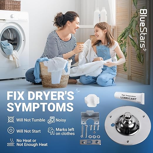 [Upgraded] BlueStars 5303281153 & 134503600 Dryer Rear Bearing - Compatible with Frigidaire & Kenmore Dryers - Replaces PS459829 AP2142648 131777700 PS1148434 134163400