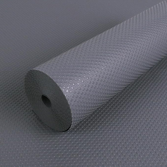 FLPMIX Shelf Liners for Kitchen Cabinets: Dark Grey Waterproof Bathroom Drawer Paper 10" x 396" - Easy to Cut Non-Adhesive Small Kitchen Cupboard Mat for Pantry Shelves
