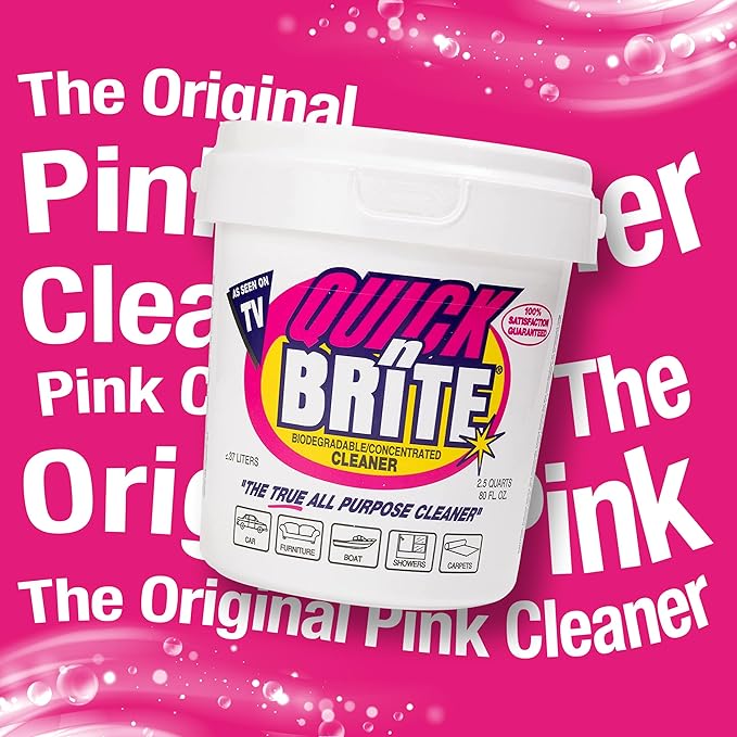 Quick 'n Brite All Purpose Cleaning Paste - Pet-Safe Miracle Cleaner for Tough Stains