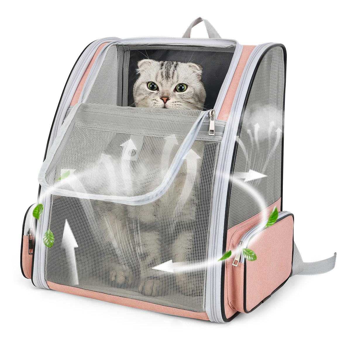 Cat Backpack Carrier Large Pet Backpack for Small Dog | Pet Essentials - Image 1