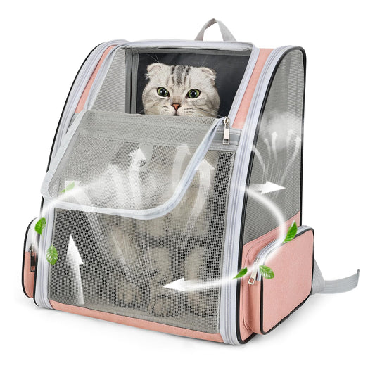 Cat Backpack Carrier Large Pet Backpack for Small Dog | Pet Essentials - Image 1