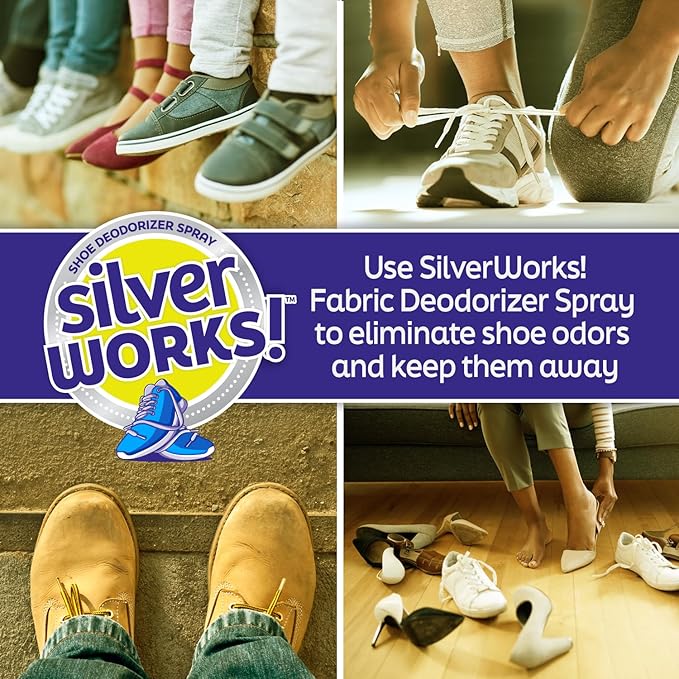 Shoe Deodorizer Spray For Smelly Shoes - Shoe Odor Elimination - Boot, Sneaker, Shoe Smell Eliminator - Stinky Shoes Odor Eliminator, Shoe Freshener Spray -16.9oz