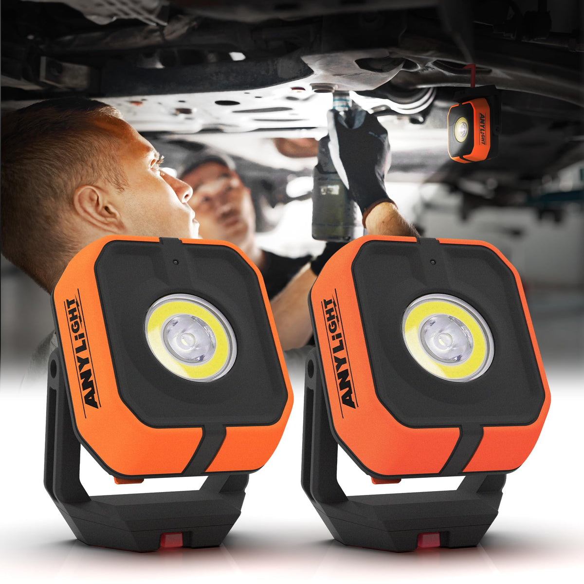 Work Light, Magnetic Rechargeable Light with 4 Modes - Image 1