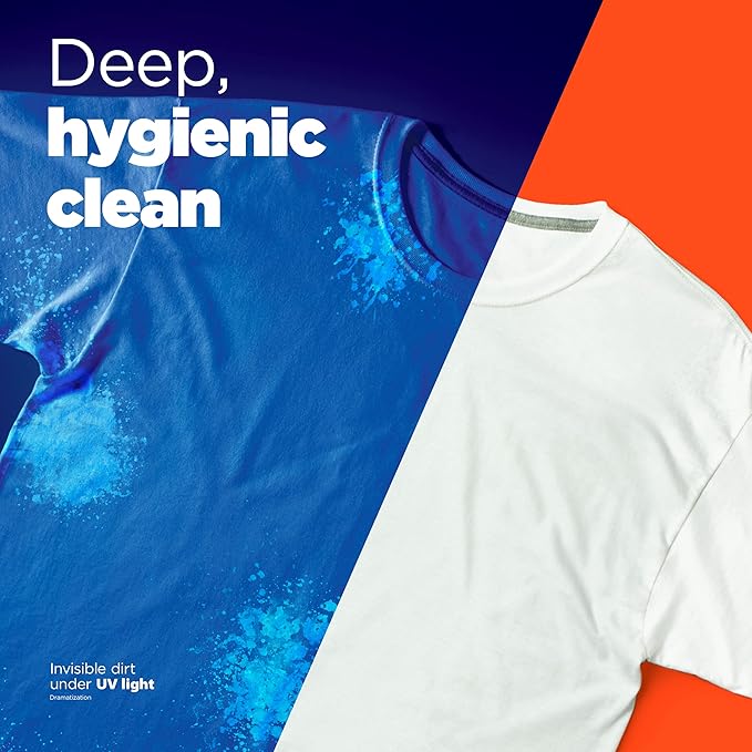 Tide Ultra Hygienic Clean Liquid Laundry Detergent, Spring Meadow Scent, 149 fl oz, 106 Loads, Removes visible and invisible dirt, Laundry Detergent Liquid