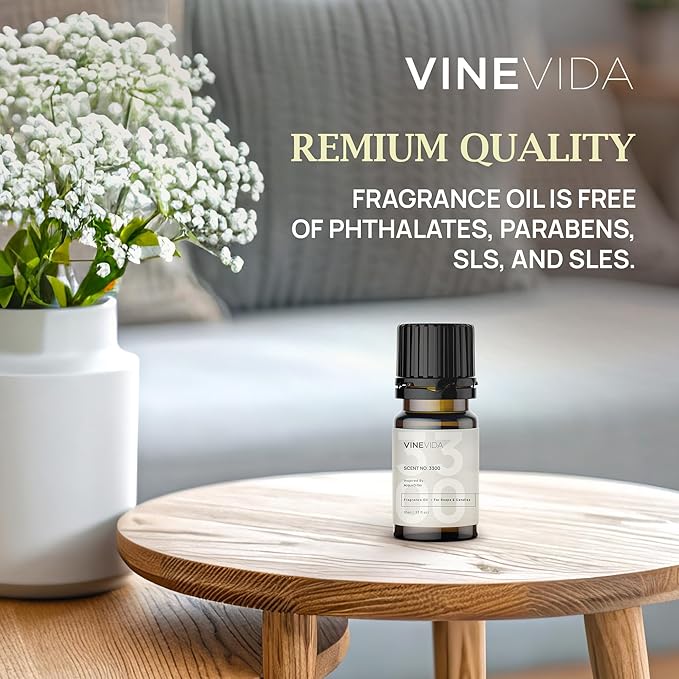 VINEVIDA Scent NO. 3102 Fragrance Oil - 10mL - Inspired by: Black Orchid Fragrance Oil for Candle Making - Made in USA Candle Scents Scents for Soap Making