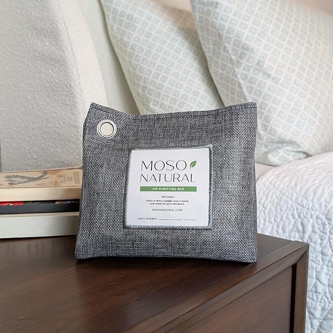 Moso Natural charcoal bag before and after results