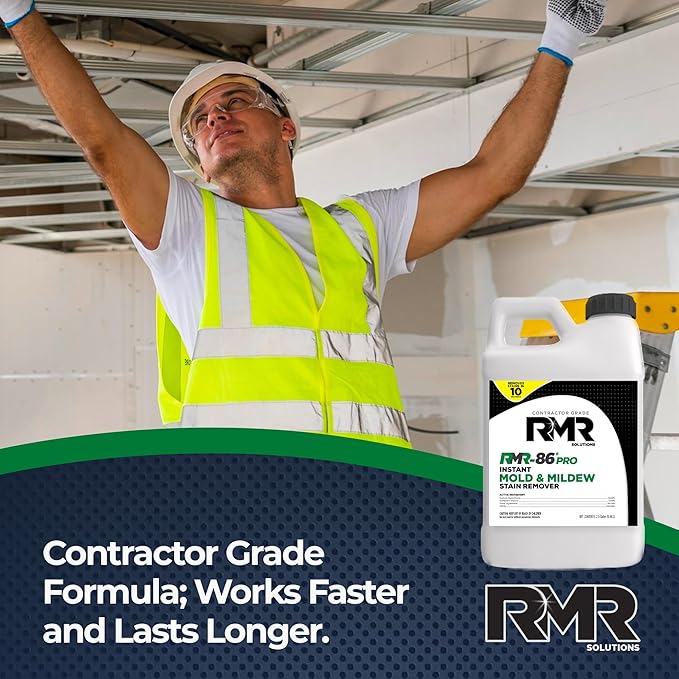 RMR-86 Pro Instant Mold & Mildew Stain Remover - Contractor Grade 2.5 Gallon 2-Pack