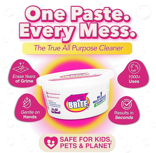 Eco-friendly non-toxic cleaning paste for tough stains