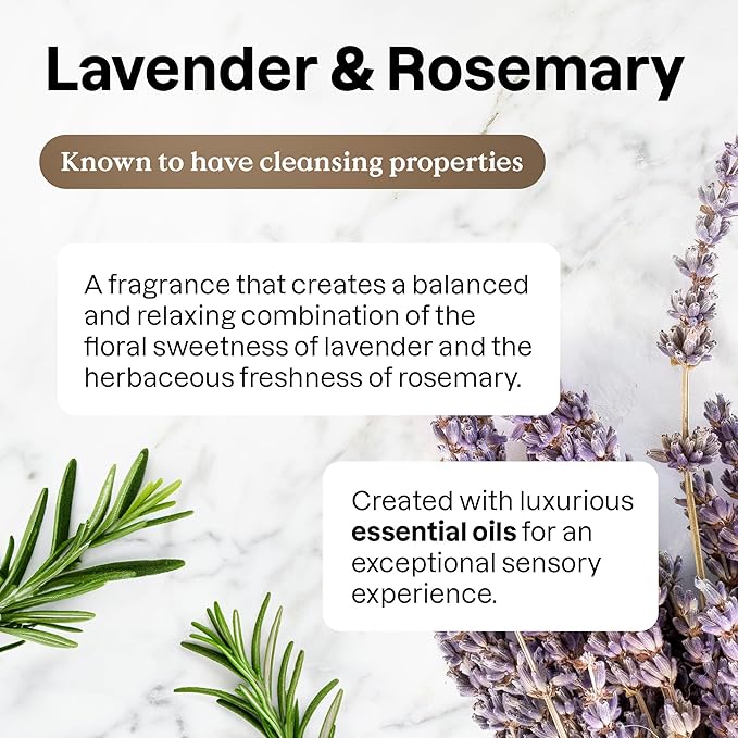EWG Verified Kitchen Cleaner Spray, Degreaser to Cut Grease & Grime, Plant-Based & Vegan, Lavender & Rosemary, 26 Fl Oz (Pack of 3)