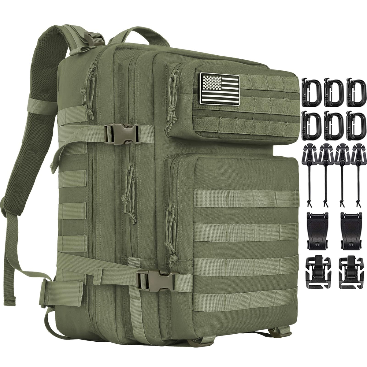 Createy 45L Military Tactical Backpack Large 3 Day Assault - Image 1