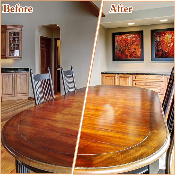 Finishing Wax Furniture Wood Finishing Clear Chalk Paint Waxes Sealing and Painted Brush for Painting Interior Furnitures(7 Ounces,Clear)