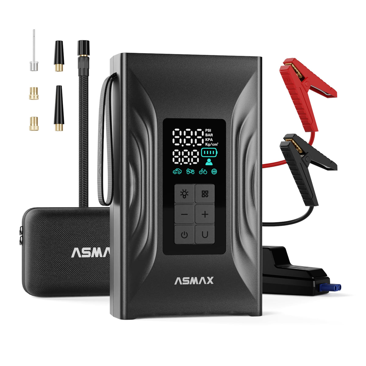 ASMAX T20 Jump Starter with Air Compressor, Jump Box - Image 1