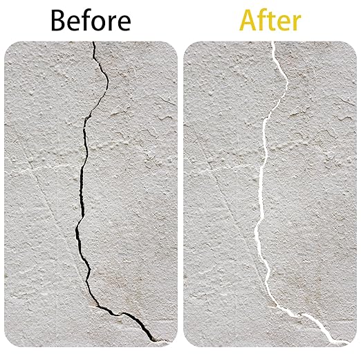 Backer Rod 1/4 Inch, 50' EPDM Rubber Caulk Saver Backer Rod Foam Strip Rope Seal for Concrete Joints, Wall Cracks, Driveway and Joint Fillers(White, 50')