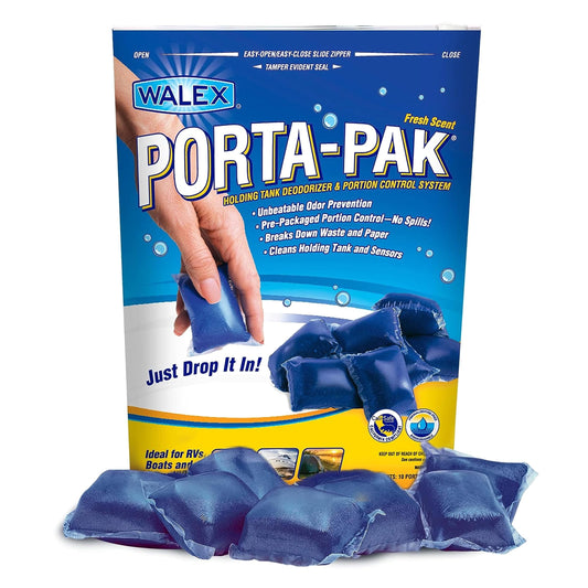 Walex Porta-Pak RV Toilet Treatment Drop-Ins - Fresh - Image 1