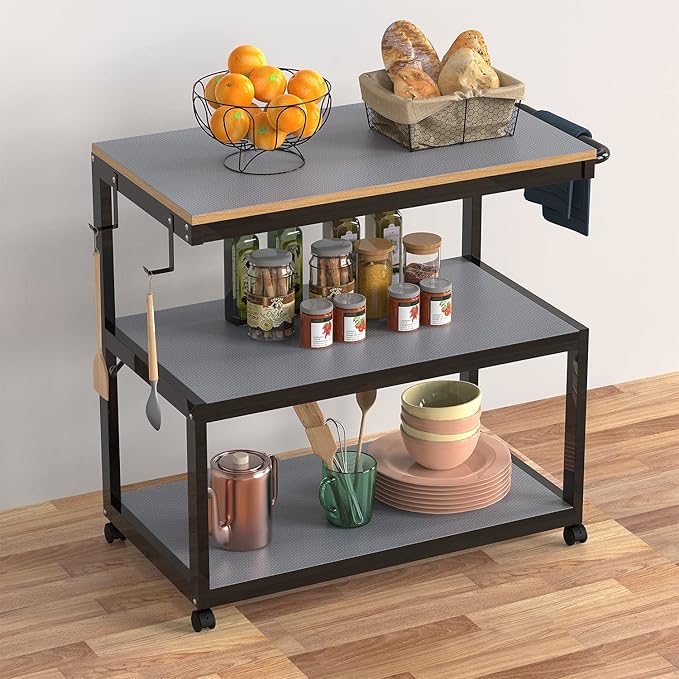 Shelf Liners for Kitchen Cabinets Non Adhesive，Drawer Liner Non-Slip，Waterproof Refrigerator Liners for Shelves Fridge Mats, Pantry Cabinet Protectors Cupboard Liner- Gray 11.8 x 236.2 Inches