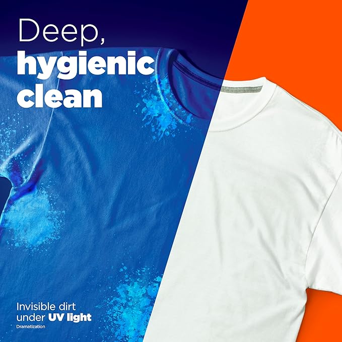 Tide Ultra Hygienic Clean Liquid Laundry Detergent, Spring Meadow Scent, 84 fl oz, 59 Loads, Removes visible and invisible dirt, Laundry Detergent Liquid