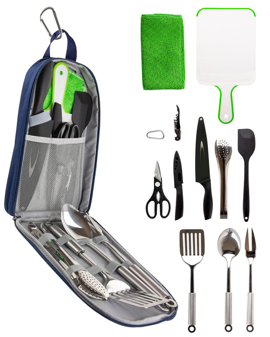 Life 2 Go 12 Pcs Camp Cooking Utensil Set & Outdoor - Image 1
