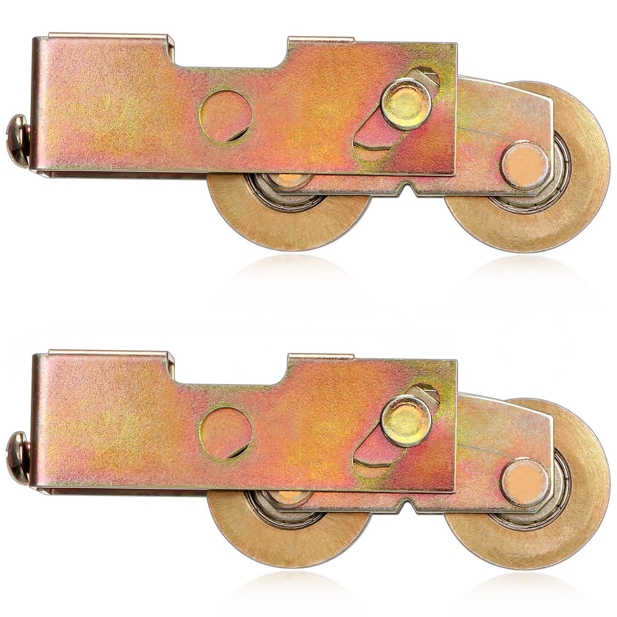 2 Pack Sliding Patio Door Tandem Roller, 1-1/4" Steel Ball - Image 1