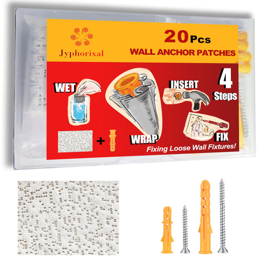 Drywall Anchor Repair Kit,Loose Wall Anchor Fix Patches - Image 1